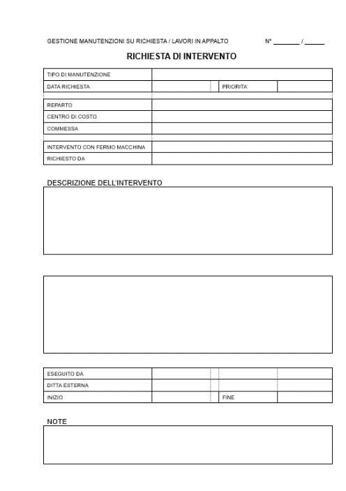 Manuale software gestione manutenzioni SmilePlant